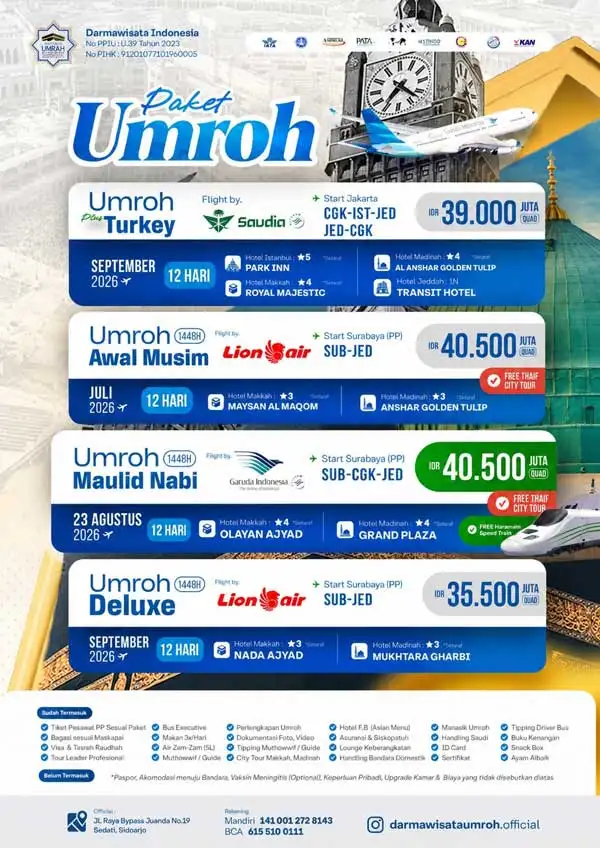 Paket Umroh Reguler