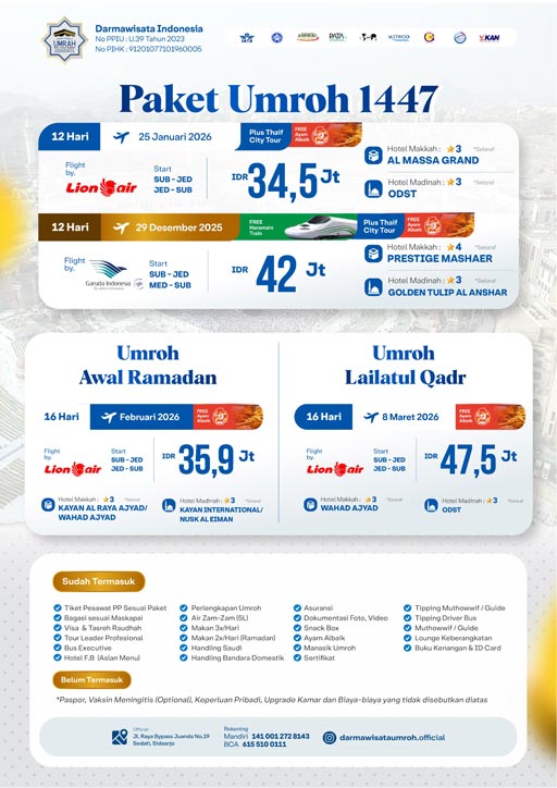Paket Umroh Reguler